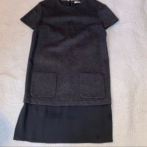 Brunello cucinelli wool/silk grey tunic M